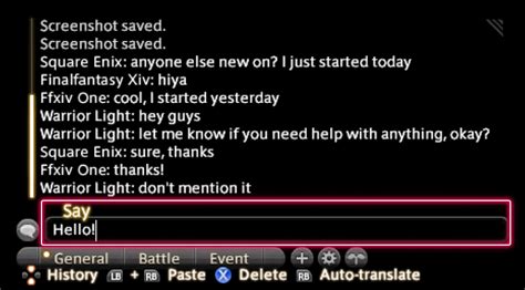 ffxiv chat mode in say quests|r/ffxiv on Reddit: Typing commands into the chat bar for the quest .